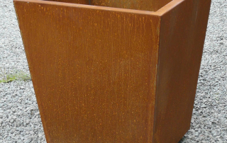 KANSAS acier corten 60x60x69cm