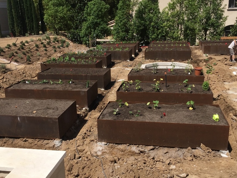 Artica potager corten 6mm 300x140x60